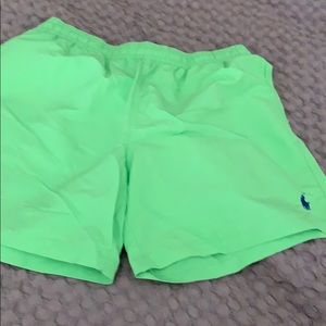 Ralph Lauren Neon Green Men's Swim Trunks